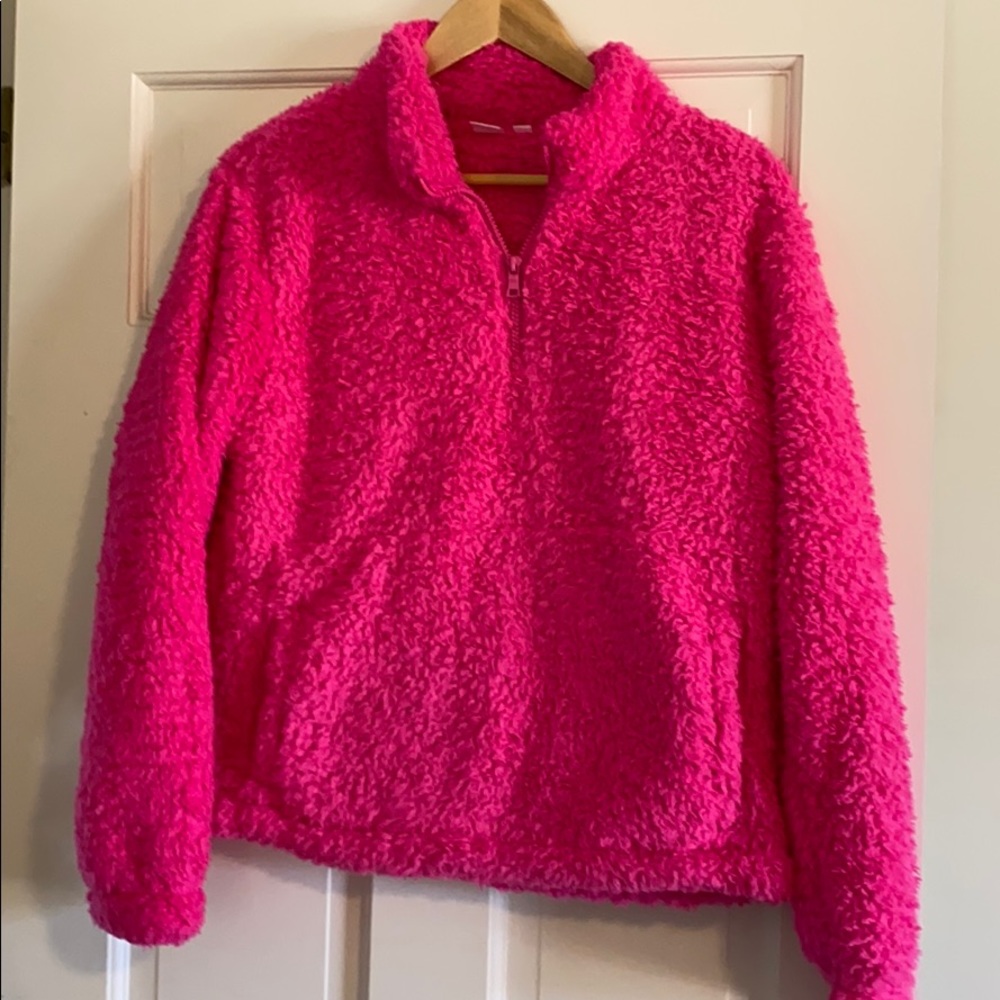 Gap Sherpa zipper pullover